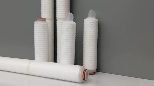 Giảm áp suất 0,1um Hộp lọc xếp nếp PP